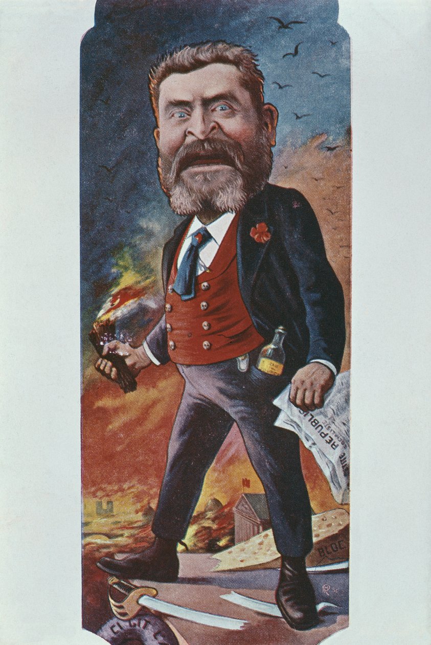 Karikatur af Jean Jaures, efter 1900 af Joseph Sirat