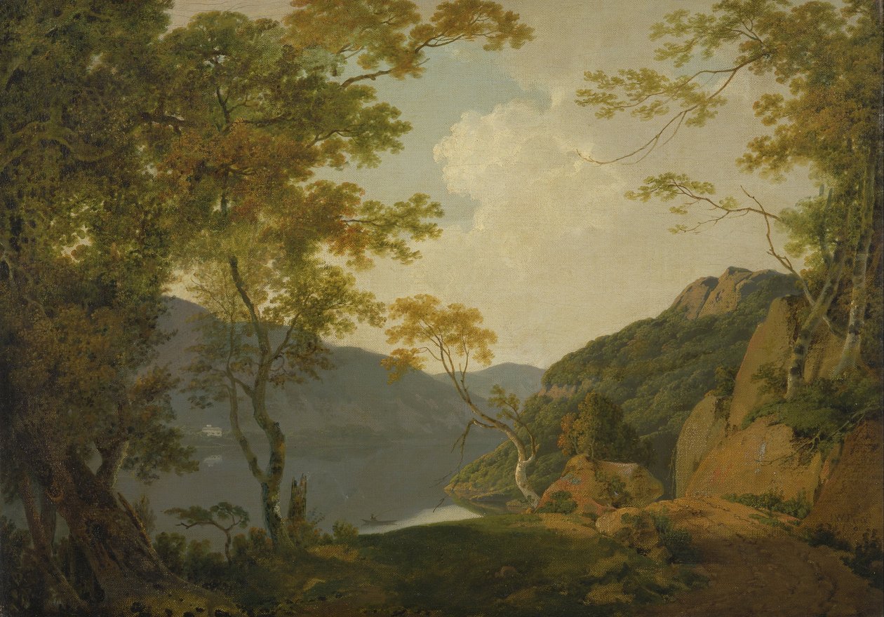 Sø Scene af Joseph Wright of Derby