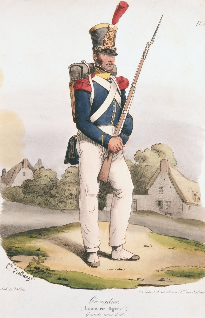 Grenadervagt af Joseph Louis Hippolyte Bellange