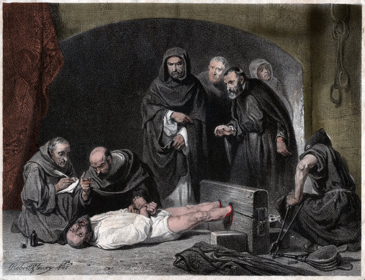 Inquisition in the Middle Ages.dani af Joseph Nicolas Robert Fleury