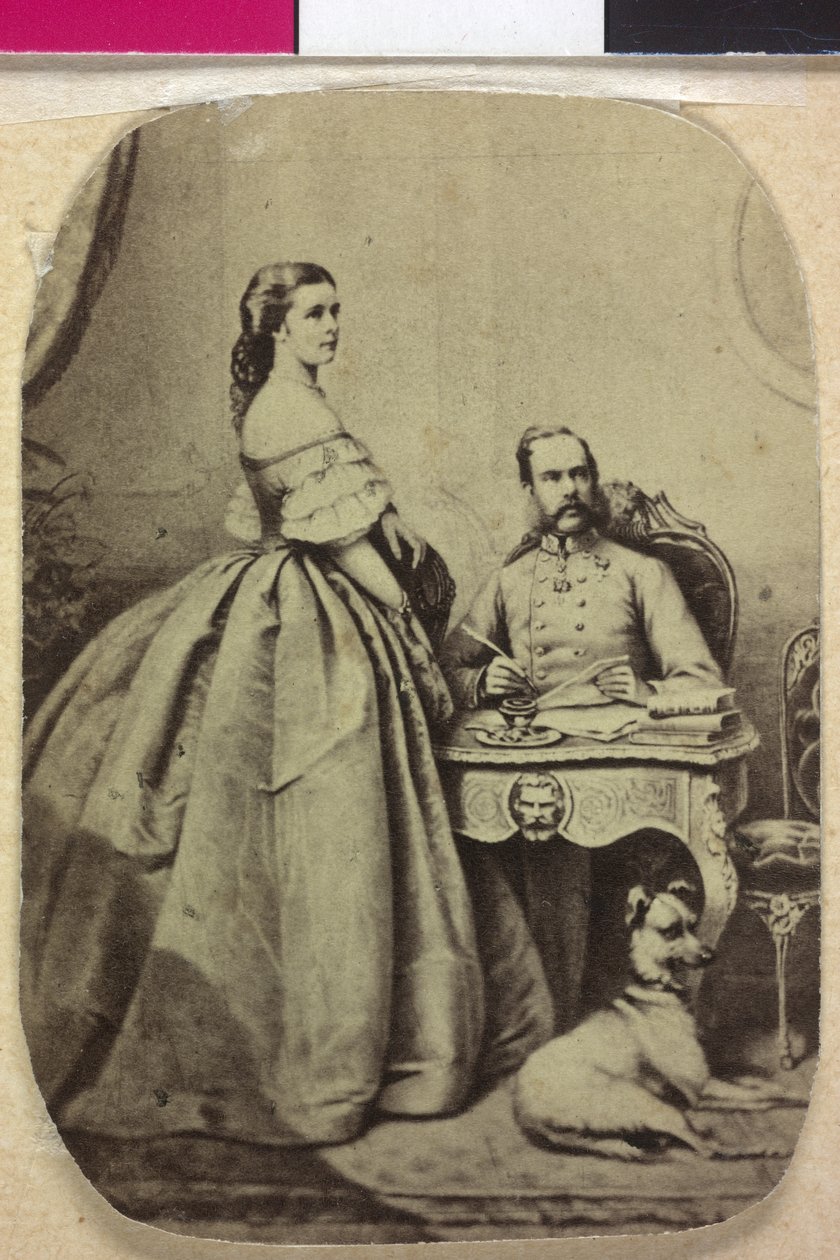 Franz Joseph I og Elisabeth af Østrig af Joseph Bermann