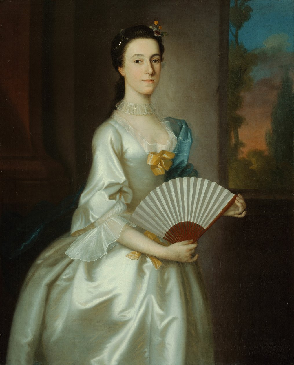 Abigail Chesebrough Mrs. Alexander Grant, 1754. af Joseph Blackburn