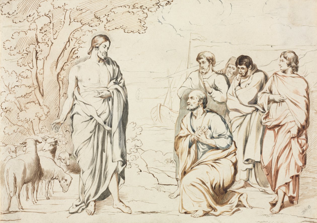 Kristus og hans disciple af Joseph Brett