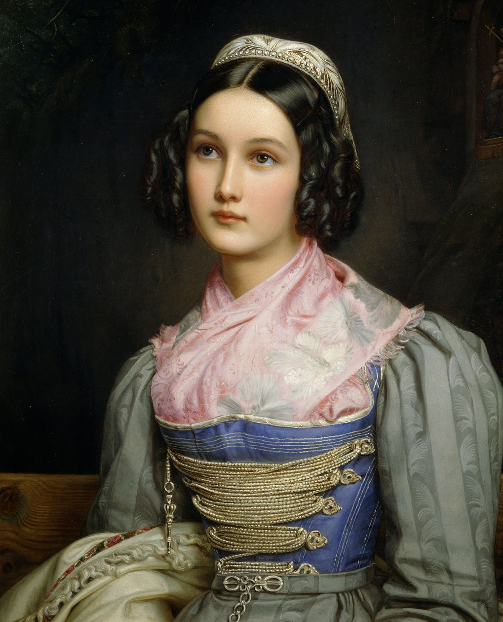 Portræt af Helene Sedelmayer af Joseph Carl Stieler