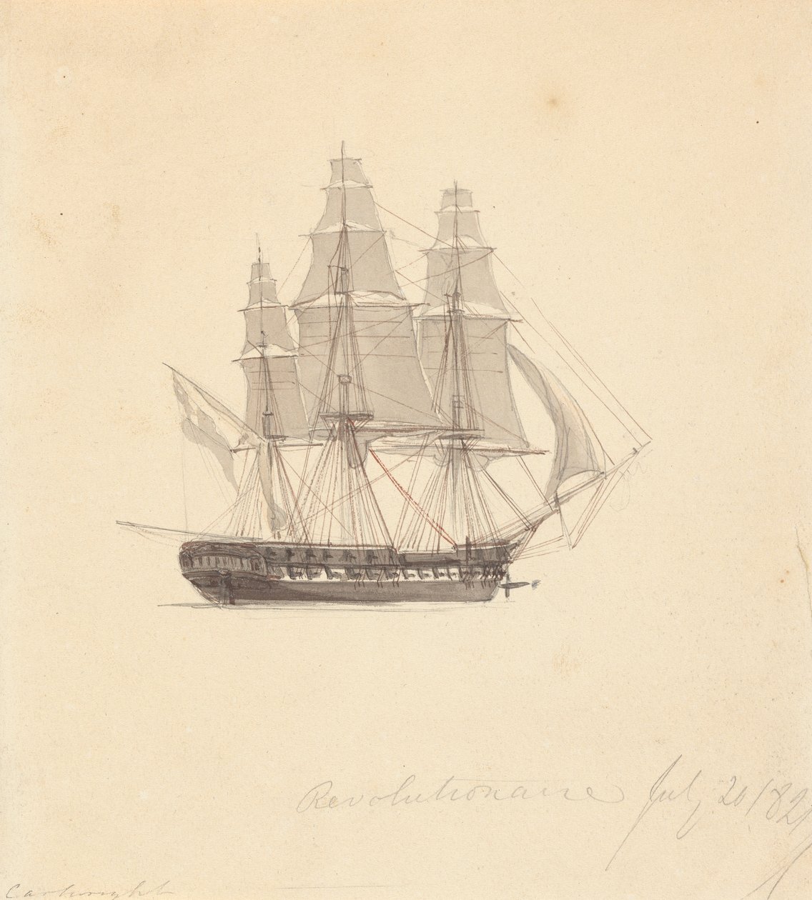 Revolutionær 20. juli 1821 af Joseph Cartwright