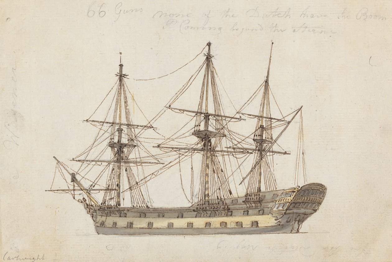 Sixty-seks Guns: Single Fregate af Joseph Cartwright