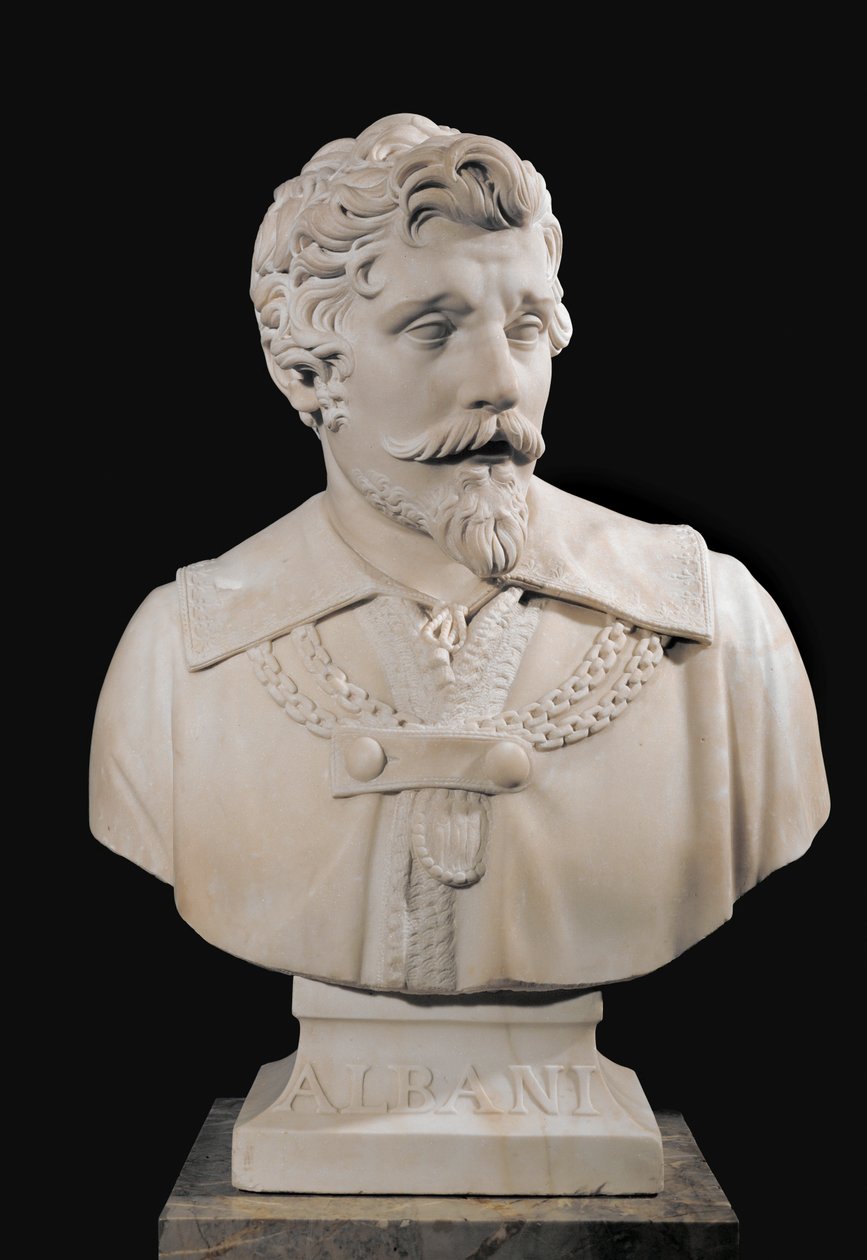 Portræt af maleren Francesco Albani ... af Joseph Chinard