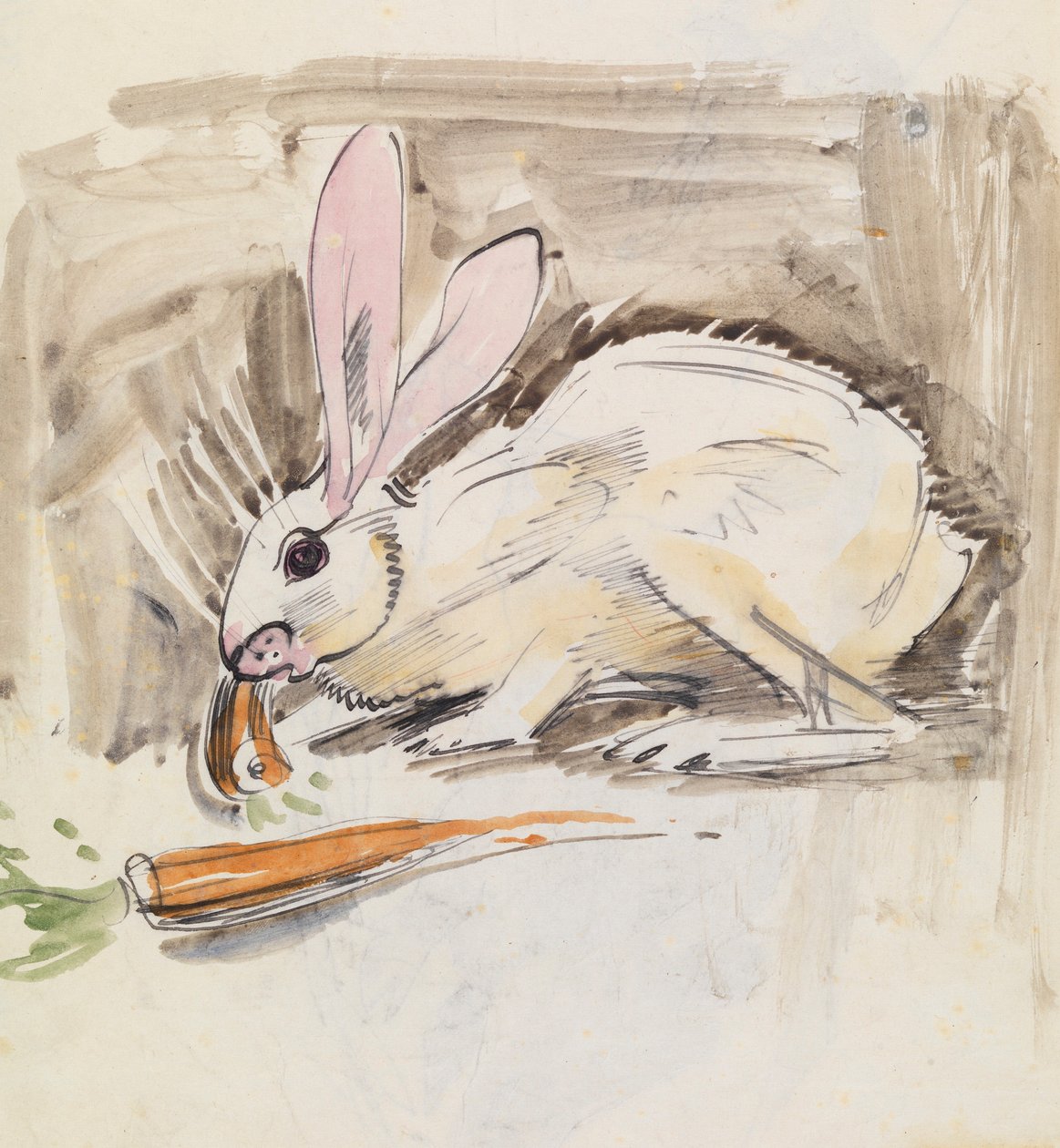 Kani (kynä ja pese paperille) af Joseph Crawhall