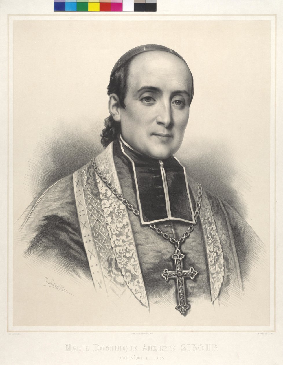 Marie Dominique Auguste Sibour af Joseph Desire Court