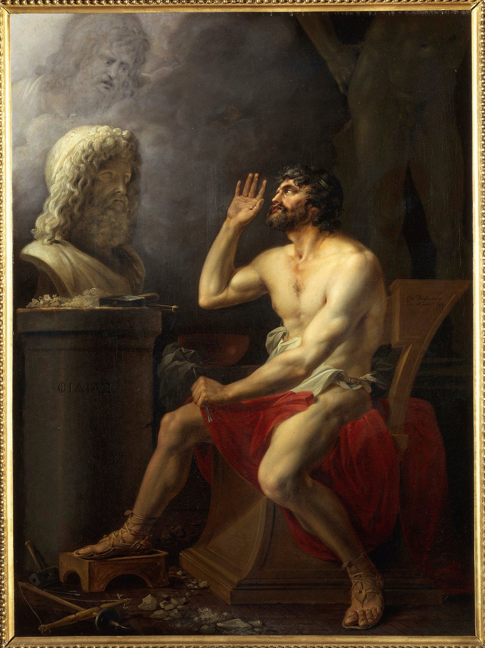 Den græske billedhugger Phidias af Joseph Dorffmeister
