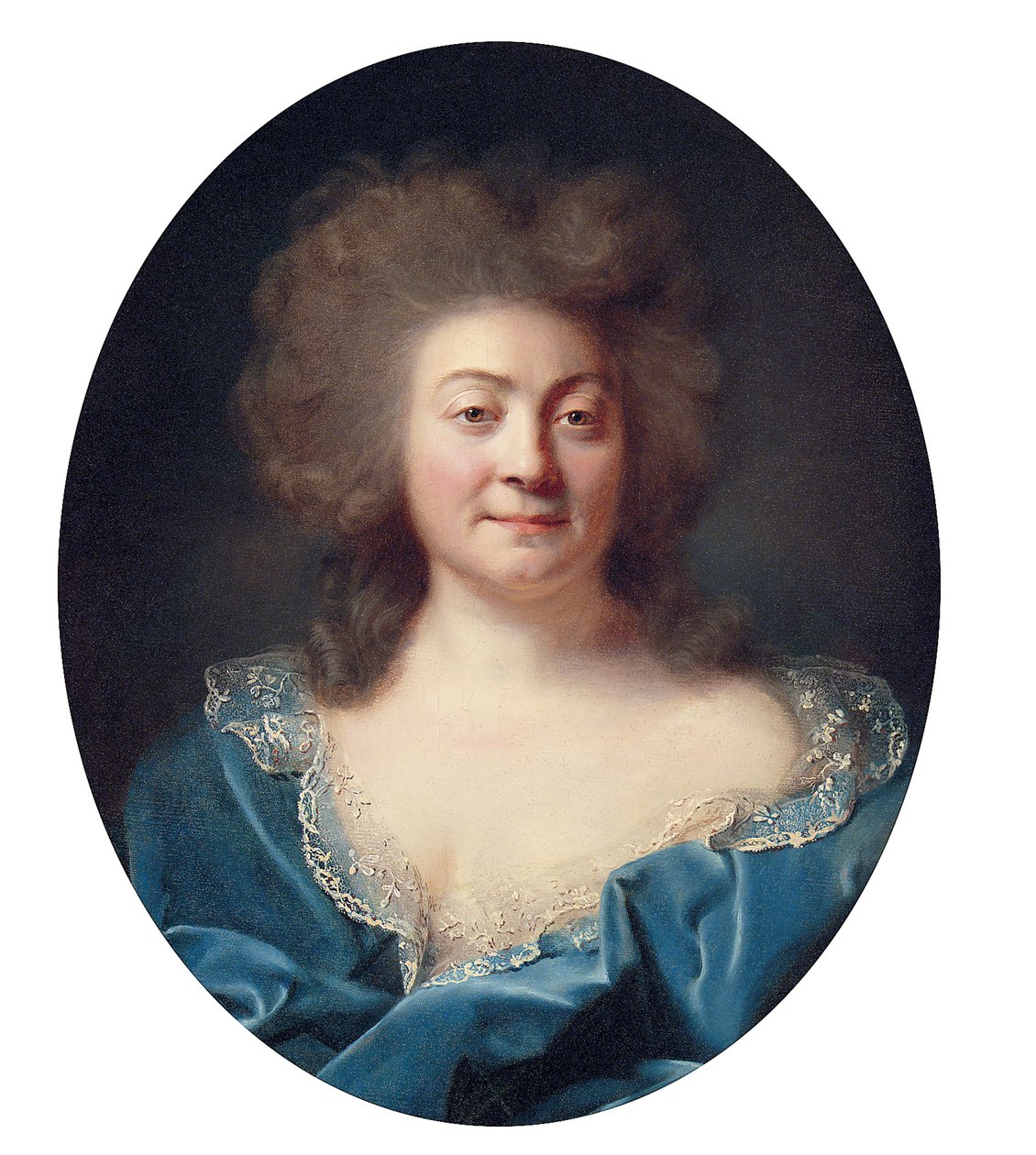 Portræt af en dame af Joseph Ducreux