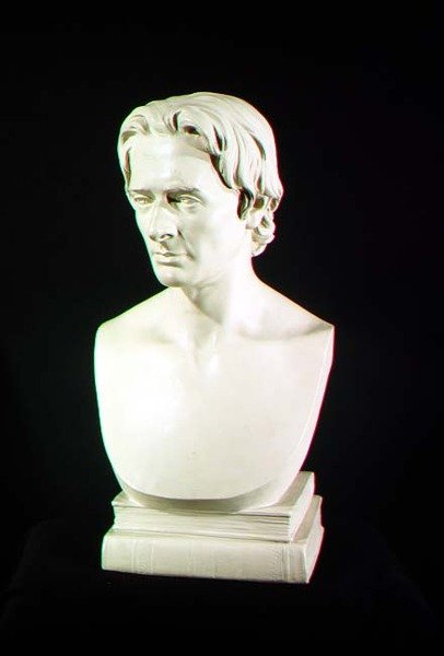 William Hazlitt (1778-1830) (gipsafstøbning) af Joseph Durham