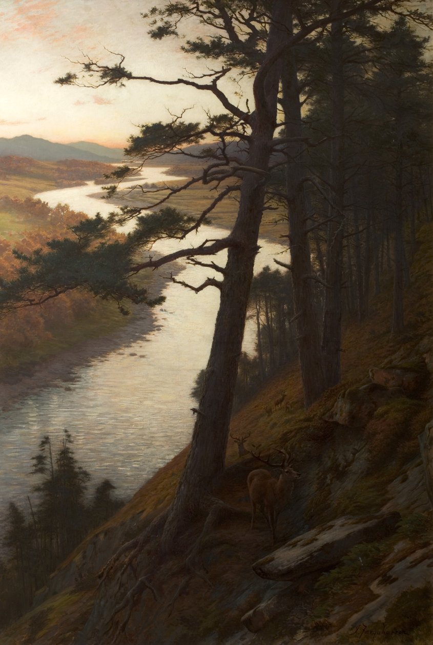 The Winding Dee, 1889 af Joseph Farquharson