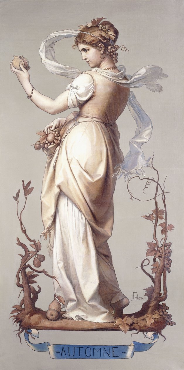 De fire årstider - efterår, 1873-74 af Joseph Felon