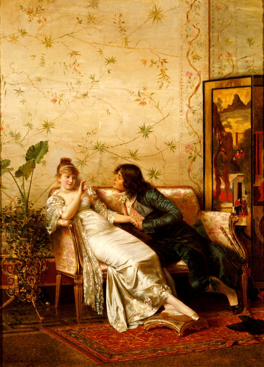Et amorøst fremskridt af Joseph Frederick Charles Soulacroix