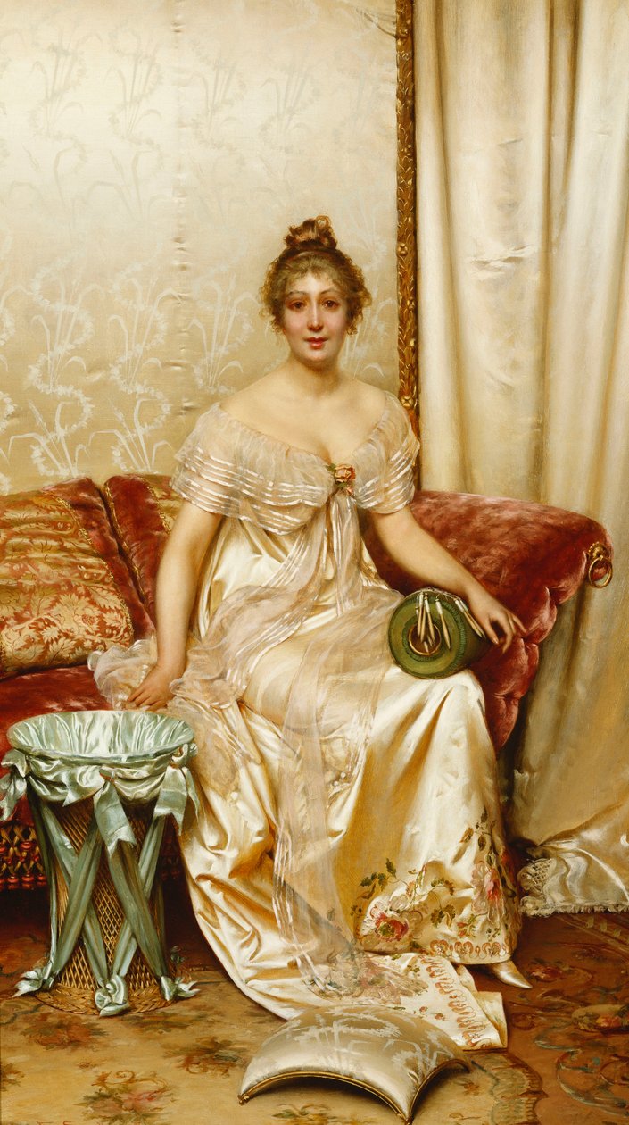Satinrosen, af Joseph Frederick Charles Soulacroix