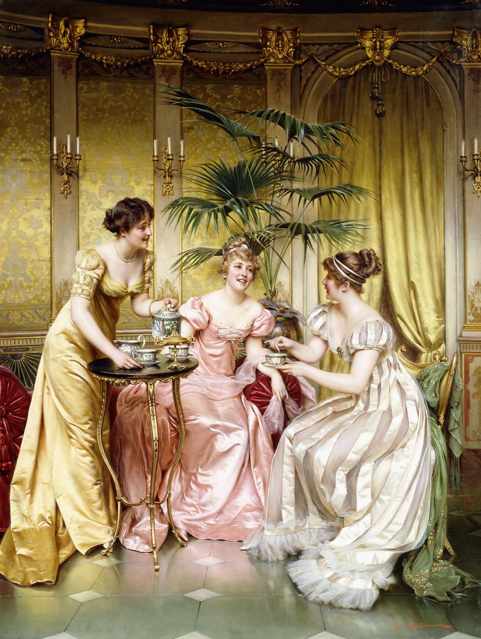 Tre til te, af Joseph Frederick Charles Soulacroix