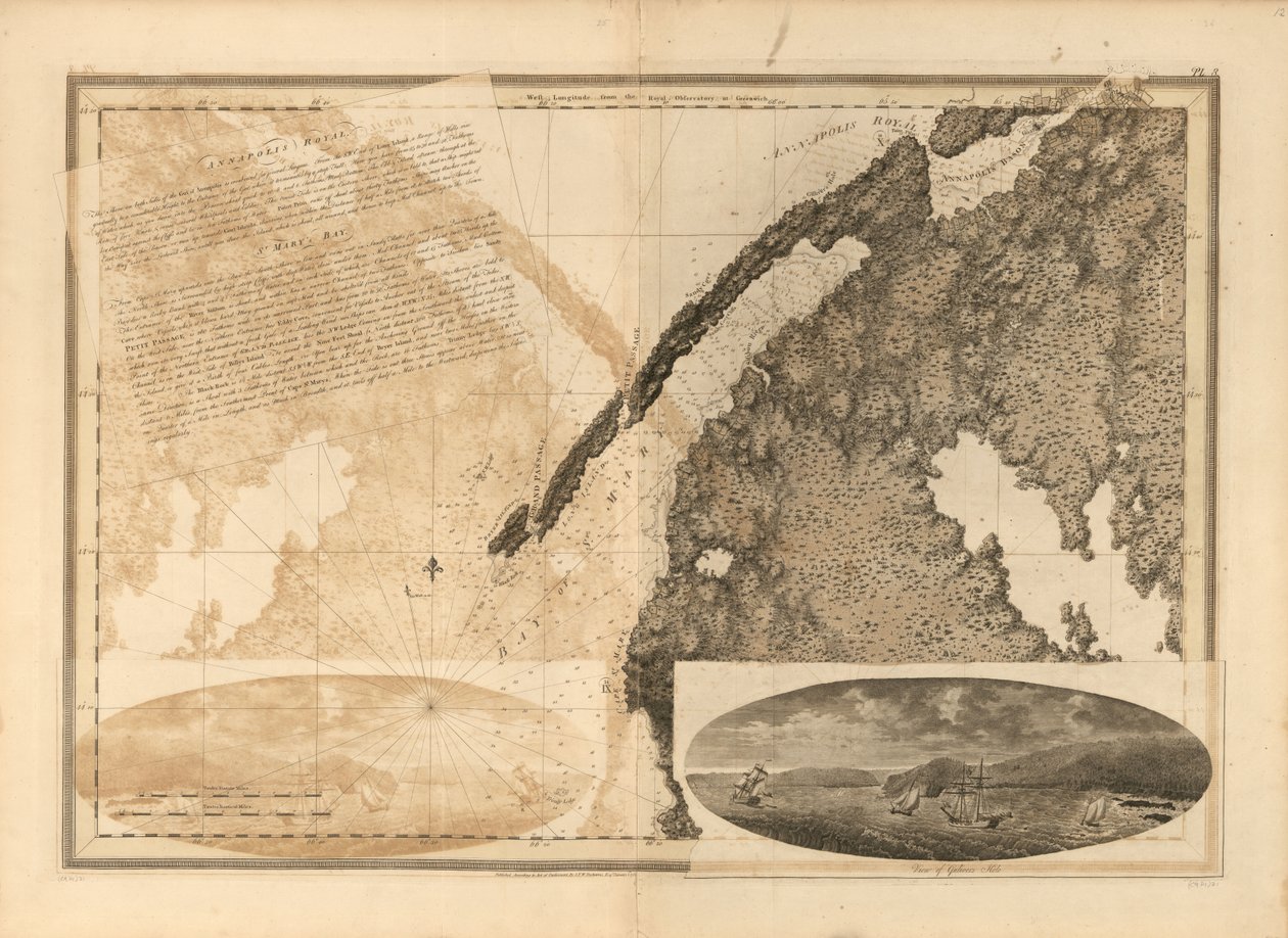 Atlantin Neptunus af Joseph Frederick Wallet des Barres