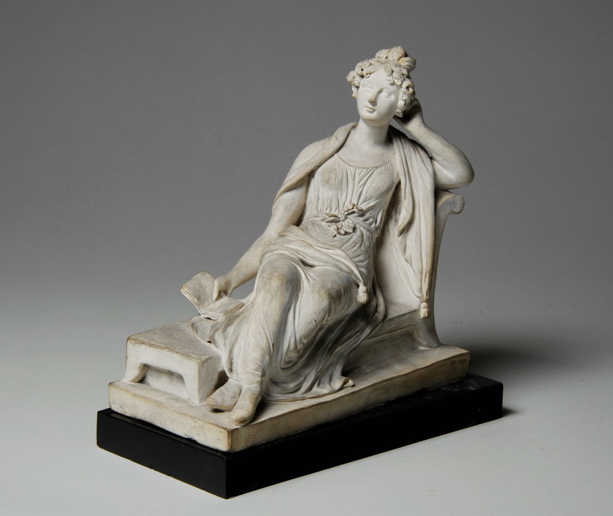 Maquette til Elizabeth Goodman Banks siddende af Joseph Gott