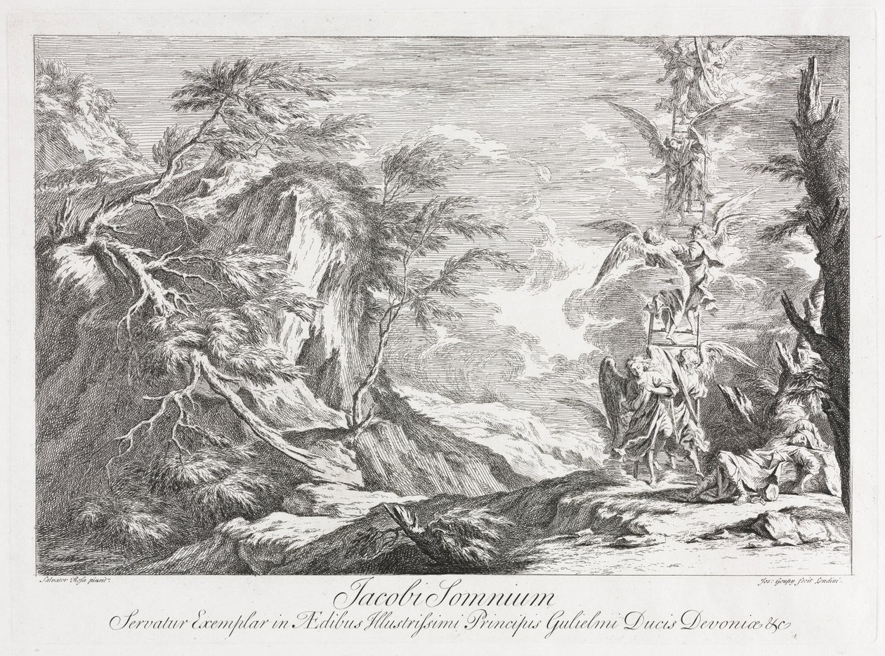 Jacobs drøm, ca. 1720. af Joseph Goupy