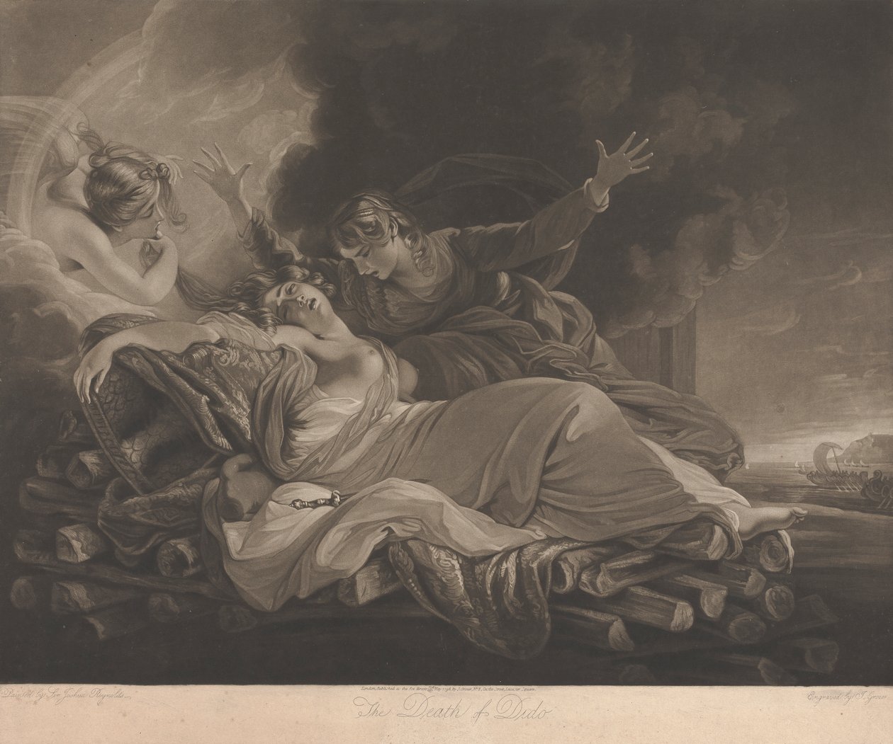 Didos død af Joseph Grozer