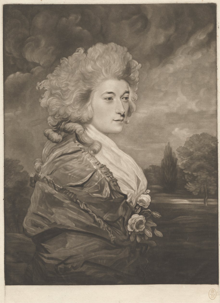 Viscountesse Duncannon af Joseph Grozer