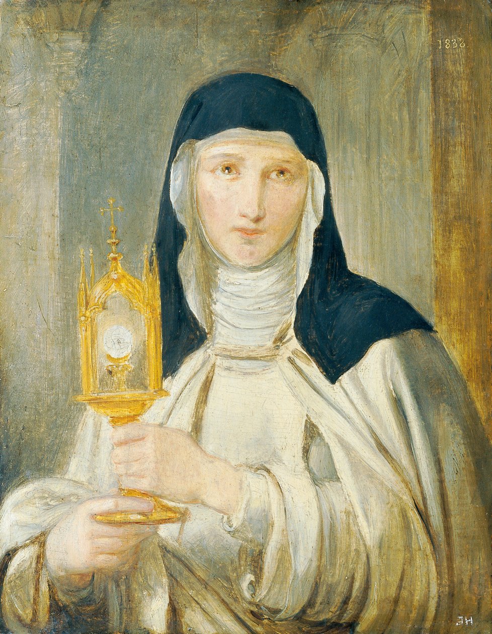 Saint Catherine med monstrans af Joseph Hasslwander
