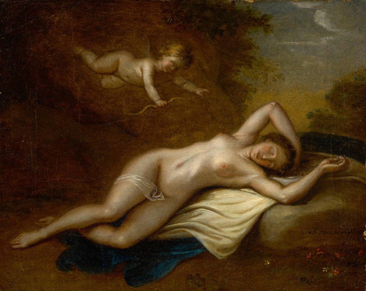 Venus og Amor af Joseph Hauber