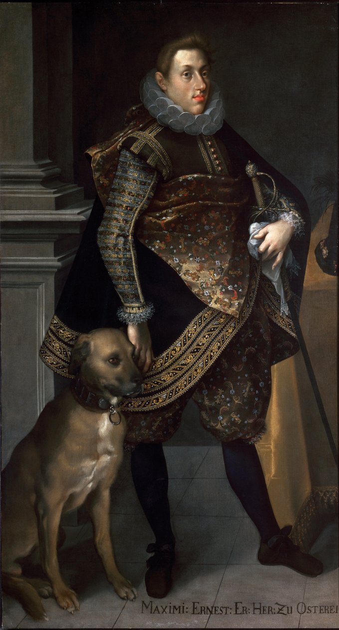 Portrait of Archduke Ernestdani af Joseph Heintz