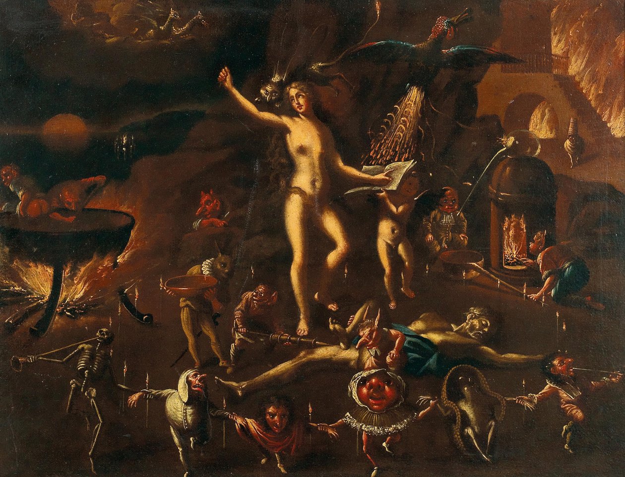 En hekseriscene. af Joseph Heintz the Younger