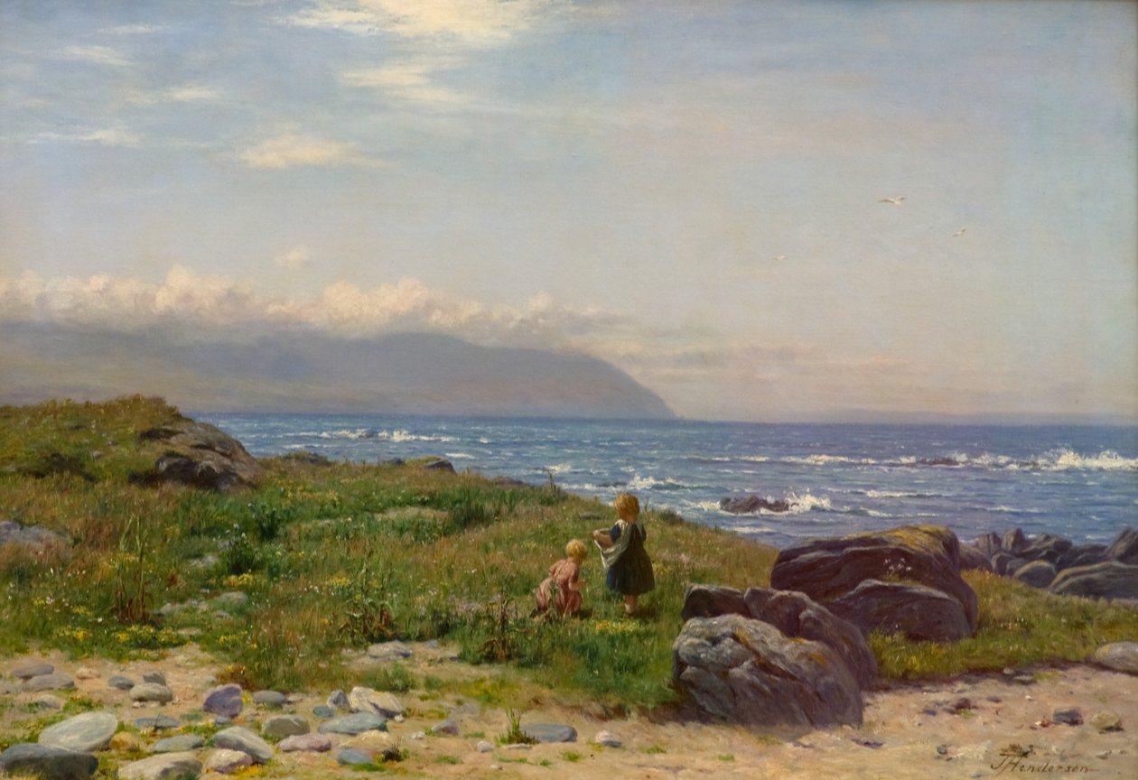 Indsamling af vilde blomster af Joseph Henderson
