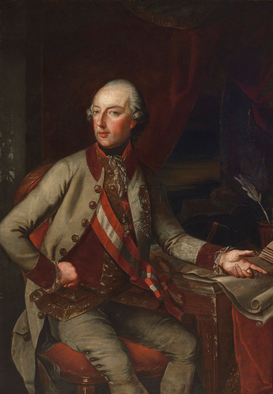 Portræt af kejser Joseph II af Joseph Hickel