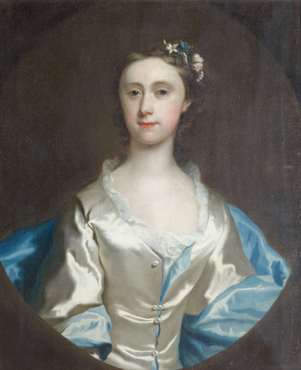 Portræt af en kvinde, 1745. af Joseph Highmore