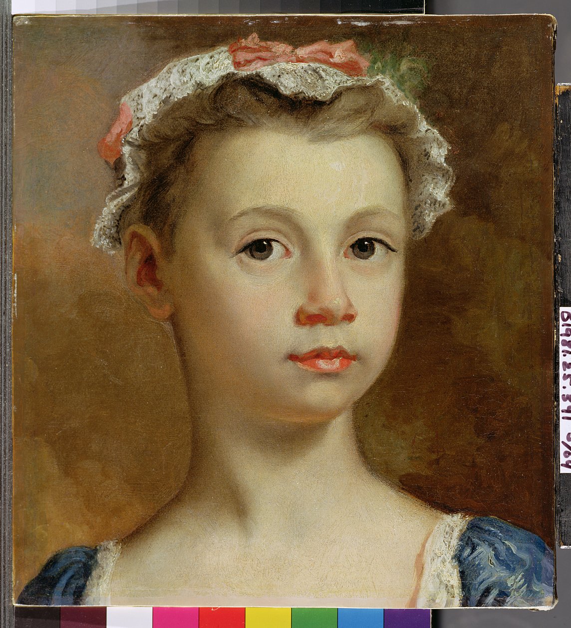 Skitse af en ung pige, ca. 1730-40 af Joseph Highmore