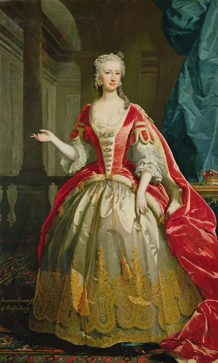 Susanna, 4. grevinde af Shaftesbury, 1744 af Joseph Highmore