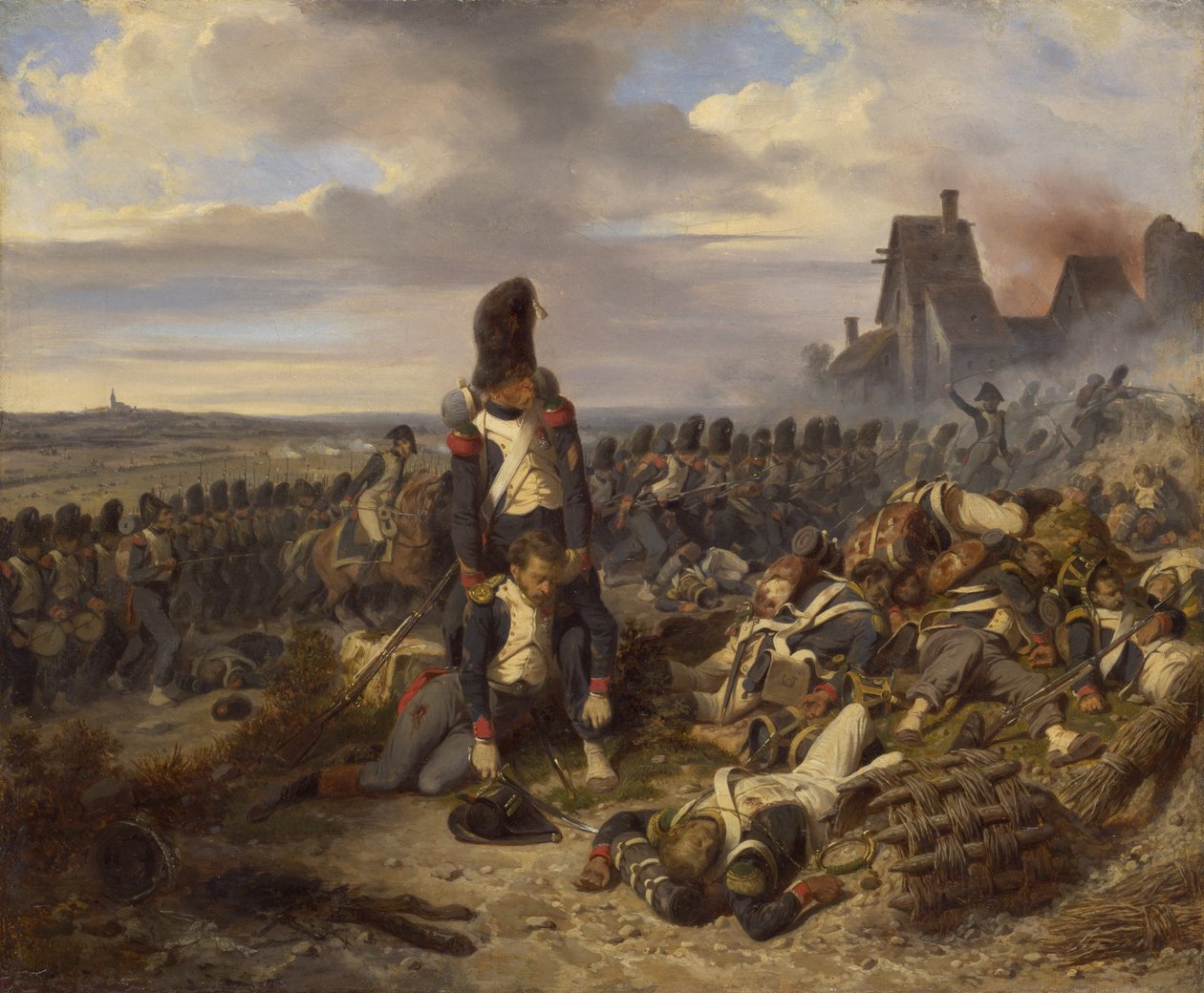 Slagscene, ca. 1825 af Joseph Louis Hippolyte Bellange