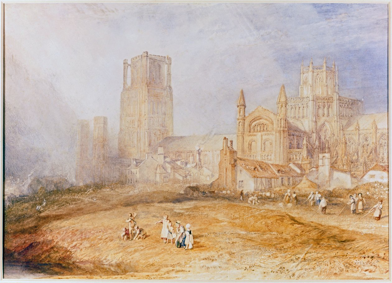 Ely-katedralen ... af Joseph Mallord William Turner