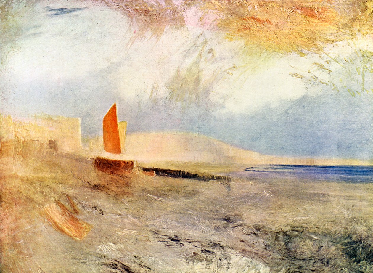 Hastings, 1800-tallet 1910. af Joseph Mallord William Turner