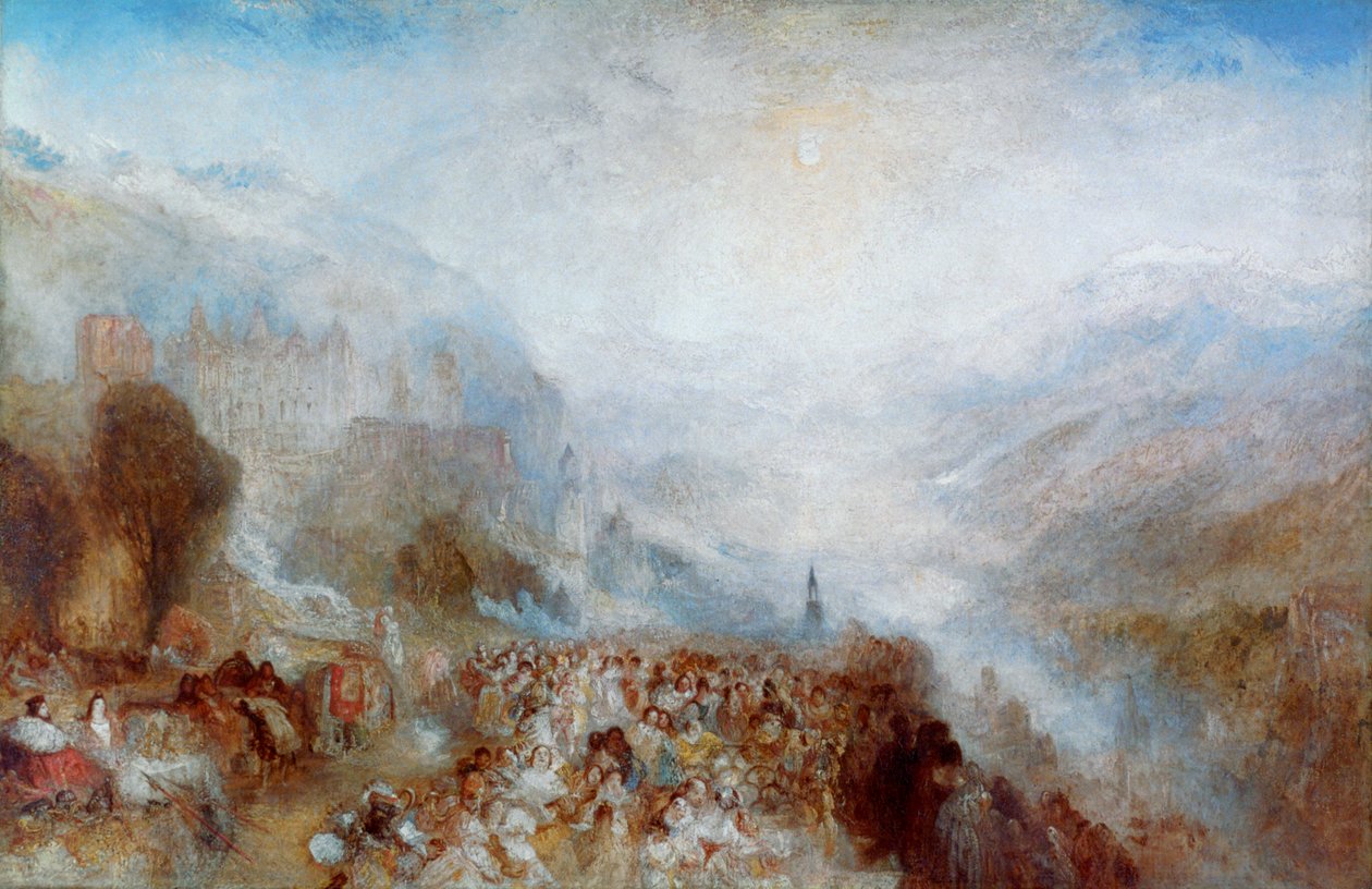 Heidelberg, c1844-1845 af Joseph Mallord William Turner