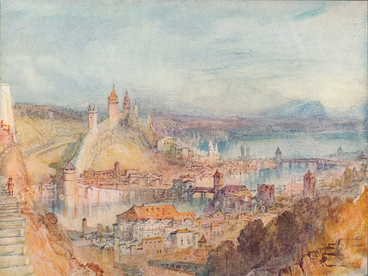 Luzern, 1909 af Joseph Mallord William Turner