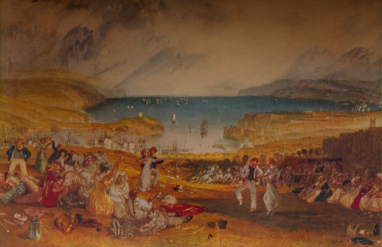 Plymouth, Devonshire, c1830 af Joseph Mallord William Turner