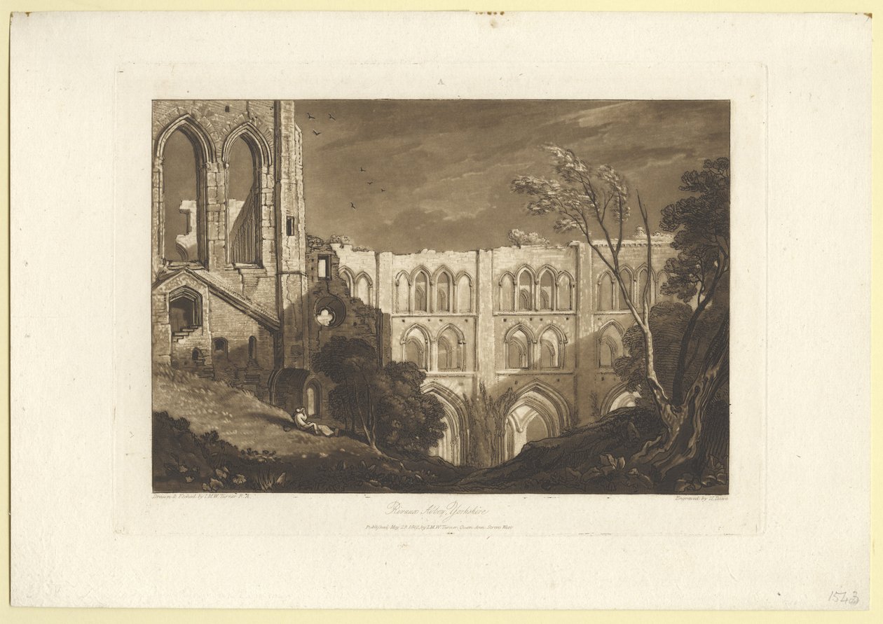 Abbey Rivals af Joseph Mallord William Turner