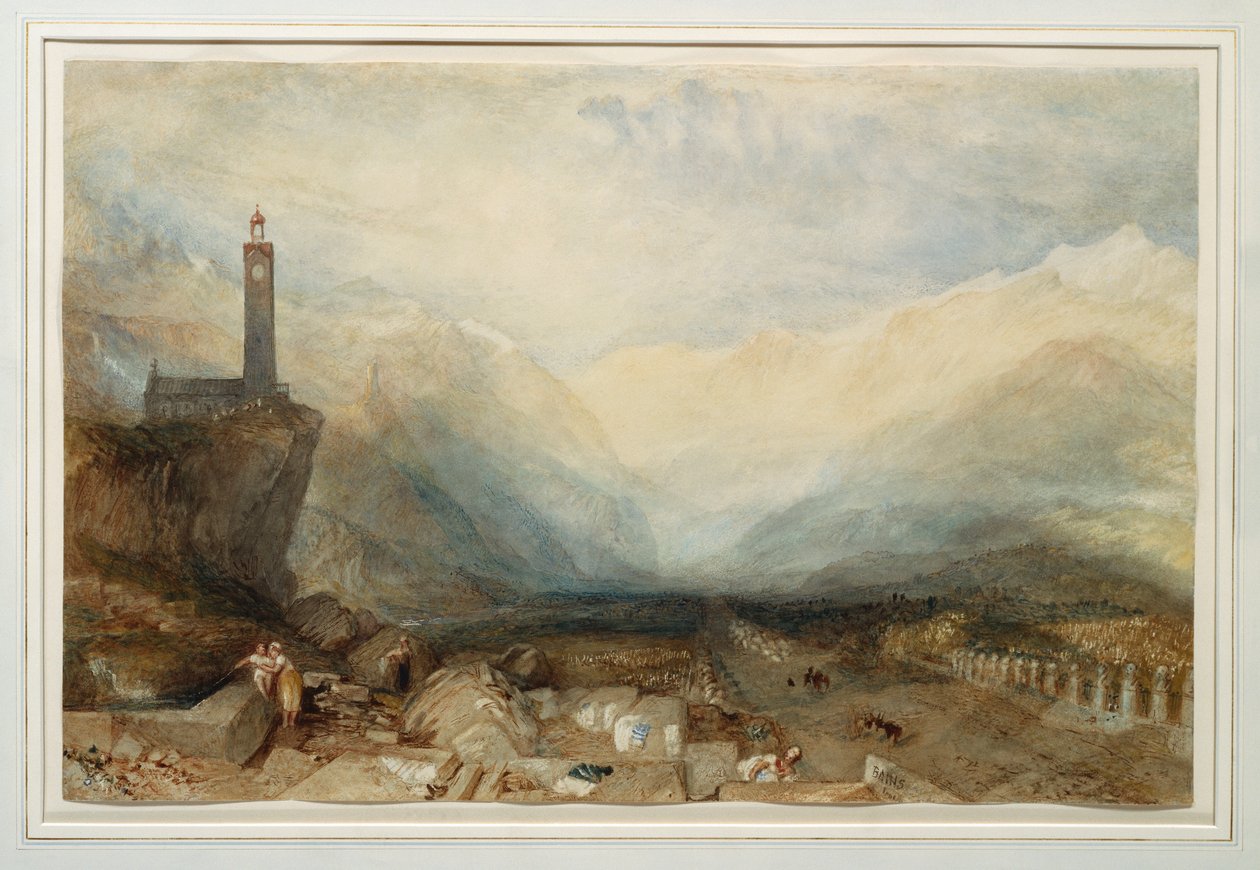The Splugen Pass, c.1842-43 af Joseph Mallord William Turner
