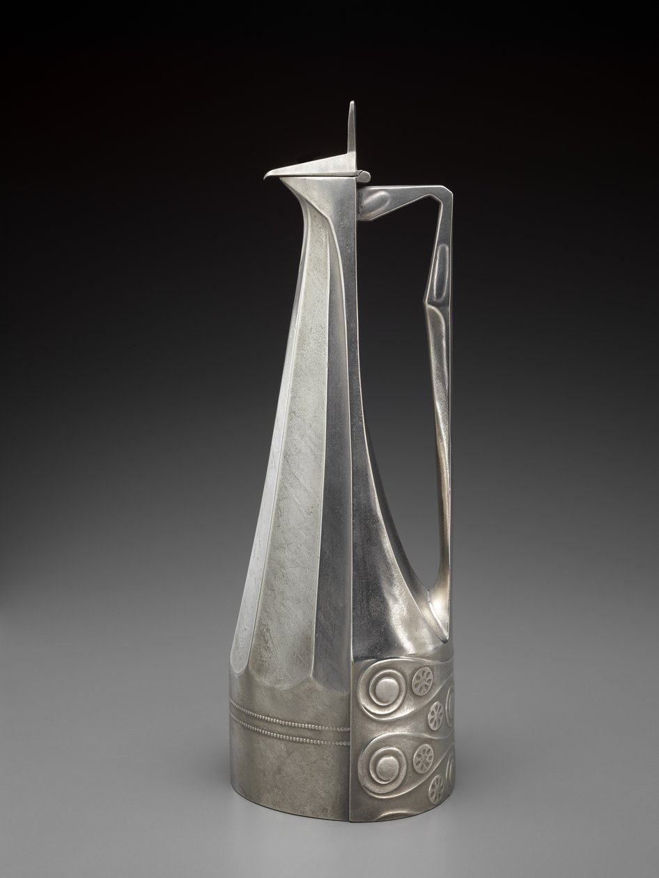 Vinkaraffel, ca. 1901 (tin) af Joseph Maria Olbrich