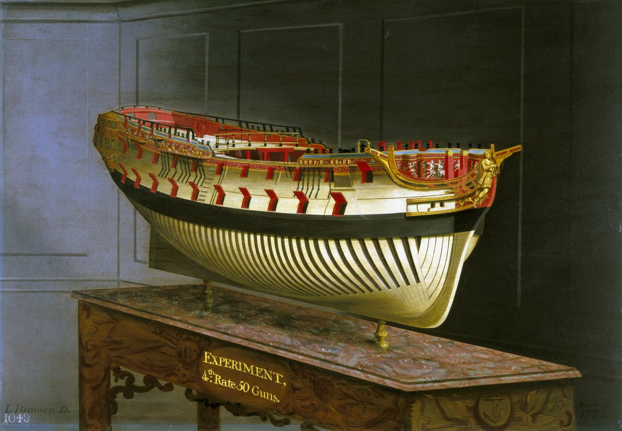 HMS-eksperiment, 1775 af Joseph Marshall