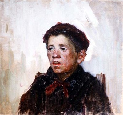 Den bretonske Fisherboy af Joseph Milner Kite