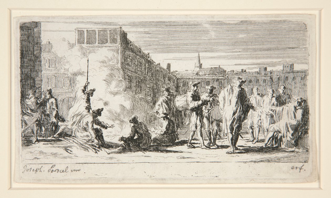 Le Bivouac (lejren) af Joseph Parrocel