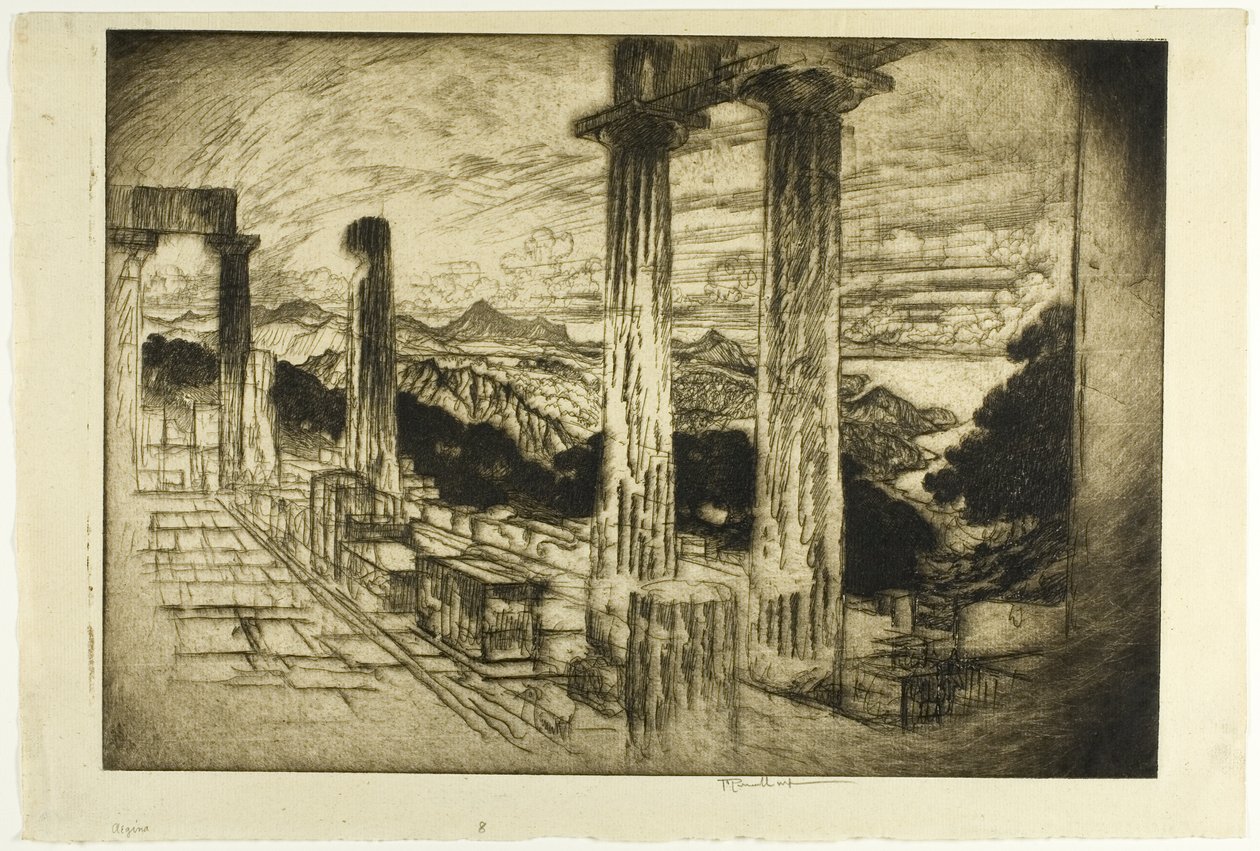 Aegina af Joseph Pennell