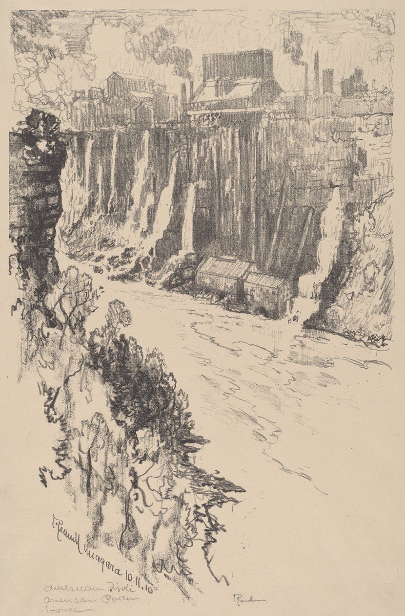 Amerikansk Tivoli, 1910. af Joseph Pennell