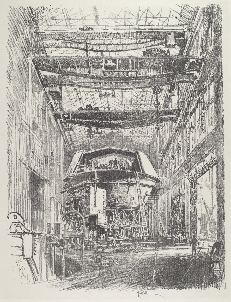 At bygge det store tårn af Joseph Pennell